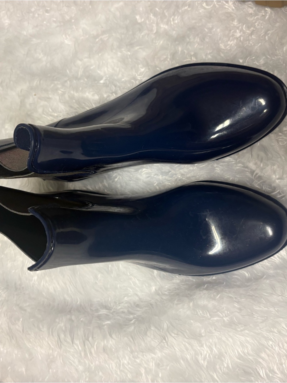 Ralph Lauren Women's Gloss Navy Chelsea Rain Boots